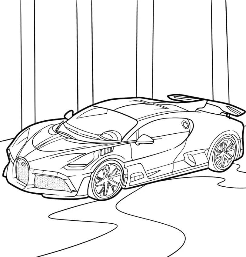 Bugattiの無料ぬりえ #218676（交通コレクション）
