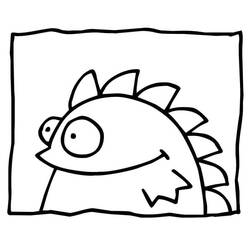 モンスター (キャラクター)ぬりえ #183741 印刷して色を塗る