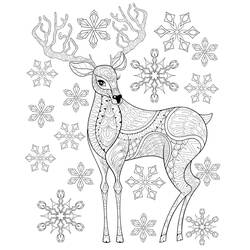 Coloring page: Adult Christmas (Adult Coloring) #215680 - Free Printable Coloring Pages