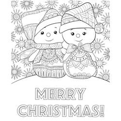 Coloring page: Adult Christmas (Adult Coloring) #215684 - Free Printable Coloring Pages