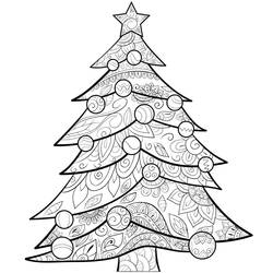 Coloring page: Adult Christmas (Adult Coloring) #215687 - Free Printable Coloring Pages