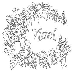 Coloring page: Adult Christmas (Adult Coloring) #215690 - Free Printable Coloring Pages