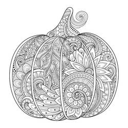 Adult Halloween (Adult Coloring) coloring page #200273 to print and color