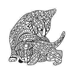 Coloring page: Zentangle (Adult Coloring) #217481 - Free Printable Coloring Pages