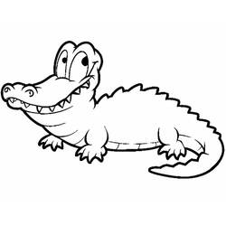 Coloring page: Alligator (Animals) #210188 - Free Printable Coloring Pages