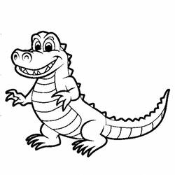 Coloring page: Alligator (Animals) #210189 - Free Printable Coloring Pages
