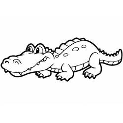 Coloring page: Alligator (Animals) #210191 - Free Printable Coloring Pages