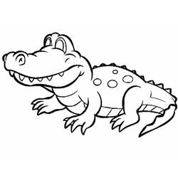 Coloring page: Alligator (Animals) #210193 - Free Printable Coloring Pages