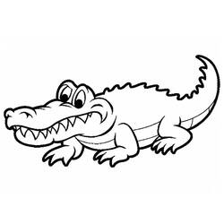Coloring page: Alligator (Animals) #210196 - Free Printable Coloring Pages
