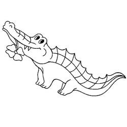 Coloring page: Alligator (Animals) #210200 - Free Printable Coloring Pages