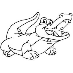 Coloring page: Alligator (Animals) #210201 - Free Printable Coloring Pages