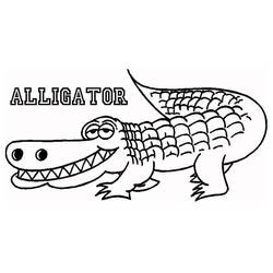 Coloring page: Alligator (Animals) #210206 - Free Printable Coloring Pages