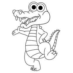 Coloring page: Alligator (Animals) #210209 - Free Printable Coloring Pages
