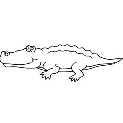 Coloring page: Alligator (Animals) #210215 - Free Printable Coloring Pages