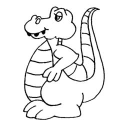 Coloring page: Alligator (Animals) #388 - Free Printable Coloring Pages