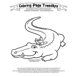 Coloring page: Alligator (Animals) #468 - Free Printable Coloring Pages