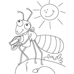 Coloring page: Ant (Animals) #6927 - Free Printable Coloring Pages