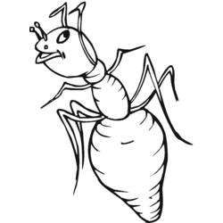 Coloring page: Ant (Animals) #6928 - Free Printable Coloring Pages
