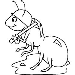 Coloring page: Ant (Animals) #6930 - Free Printable Coloring Pages
