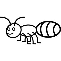 Coloring page: Ant (Animals) #6937 - Printable coloring pages