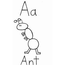 Coloring page: Ant (Animals) #6974 - Free Printable Coloring Pages