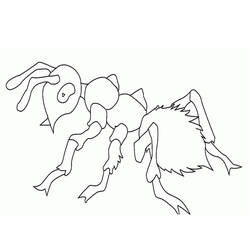 Coloring page: Ant (Animals) #6980 - Free Printable Coloring Pages