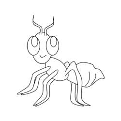 Coloring page: Ant (Animals) #7062 - Free Printable Coloring Pages