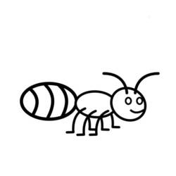 Coloring page: Ant (Animals) #7077 - Free Printable Coloring Pages