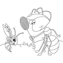 Coloring page: Ant (Animals) #7099 - Free Printable Coloring Pages