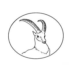 Coloring page: Antelope (Animals) #22602 - Printable coloring pages