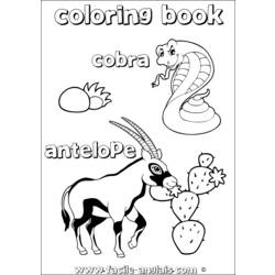 Coloring page: Antelope (Animals) #22643 - Free Printable Coloring Pages