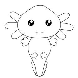 Axolotl (Animals) coloring page #184572 to print and color