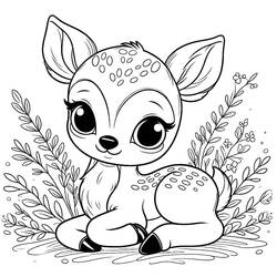 Coloring pages: Baby Animals - Free Printable Coloring Pages