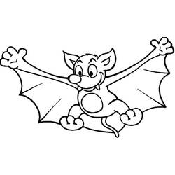 Coloring page: Bat (Animals) #1961 - Printable coloring pages