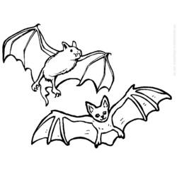 Coloring page: Bat (Animals) #1974 - Free Printable Coloring Pages