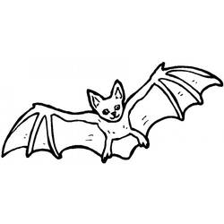 Coloring page: Bat (Animals) #1975 - Printable coloring pages