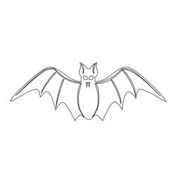 Coloring page: Bat (Animals) #1978 - Printable coloring pages