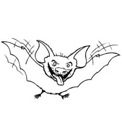 Coloring page: Bat (Animals) #1991 - Free Printable Coloring Pages
