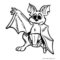 Coloring page: Bat (Animals) #1994 - Free Printable Coloring Pages
