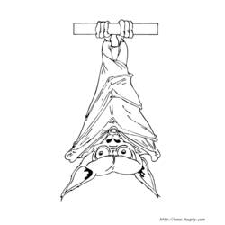 Coloring page: Bat (Animals) #2006 - Free Printable Coloring Pages