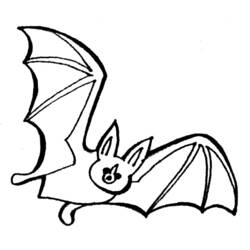 Coloring page: Bat (Animals) #2014 - Printable coloring pages