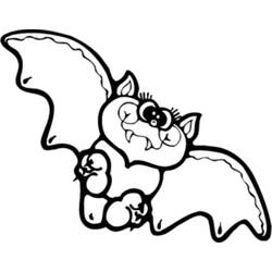 Coloring page: Bat (Animals) #2016 - Free Printable Coloring Pages