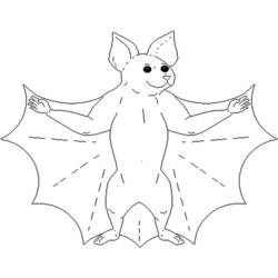 Coloring page: Bat (Animals) #2026 - Free Printable Coloring Pages