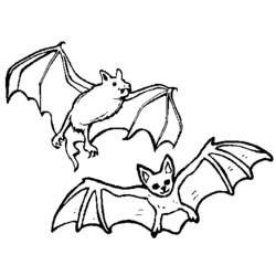 Coloring page: Bat (Animals) #2078 - Free Printable Coloring Pages