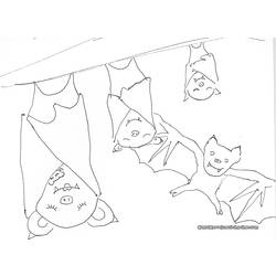 Coloring page: Bat (Animals) #2095 - Free Printable Coloring Pages