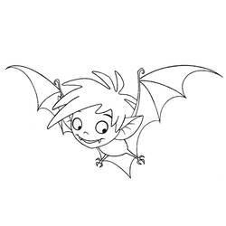 Coloring page: Bat (Animals) #2112 - Free Printable Coloring Pages
