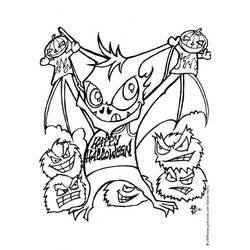 Coloring page: Bat (Animals) #2116 - Free Printable Coloring Pages