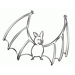 Bat (Animals) coloring page #212474 to print and color