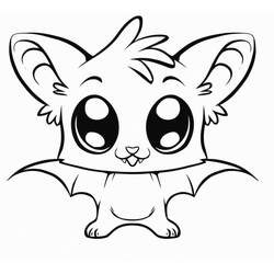 Bat (Animals) coloring page #212477 to print and color