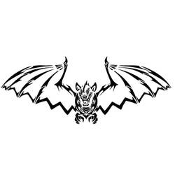 Bat (Animals) coloring page #212488 to print and color